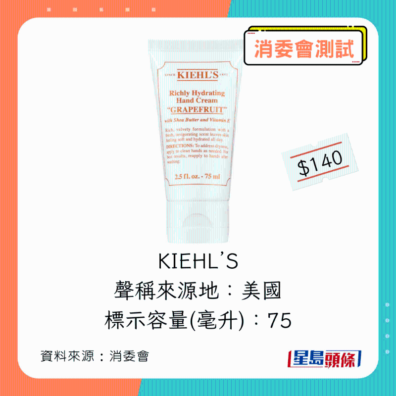 KIEHL'S 高效能潤手霜