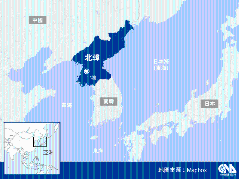 朝鮮向東方發射了一枚彈道導彈